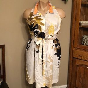 Tahari Midi Sleeveless Dress